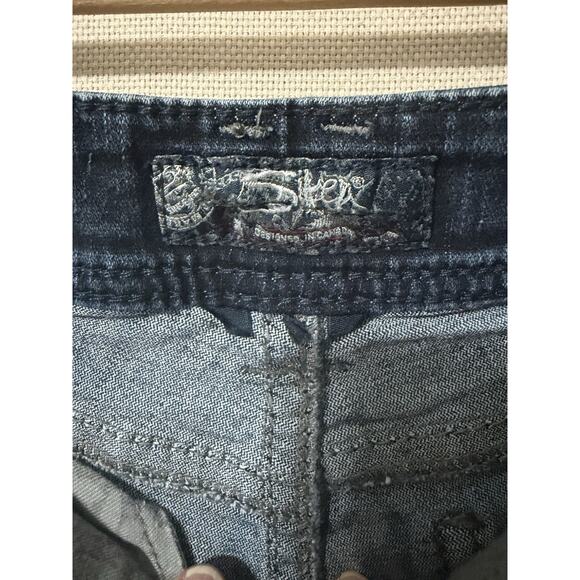 Silver Jeans Women’s Sz 29 Suki Slim Boot Embellished Stretch Medium Wash Denim - Picture 5 of 16